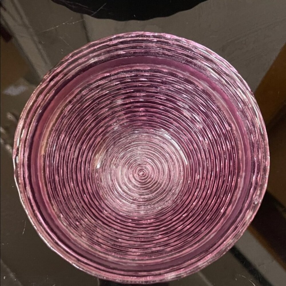 New Firenze Purple Glass Soup cereal bowl